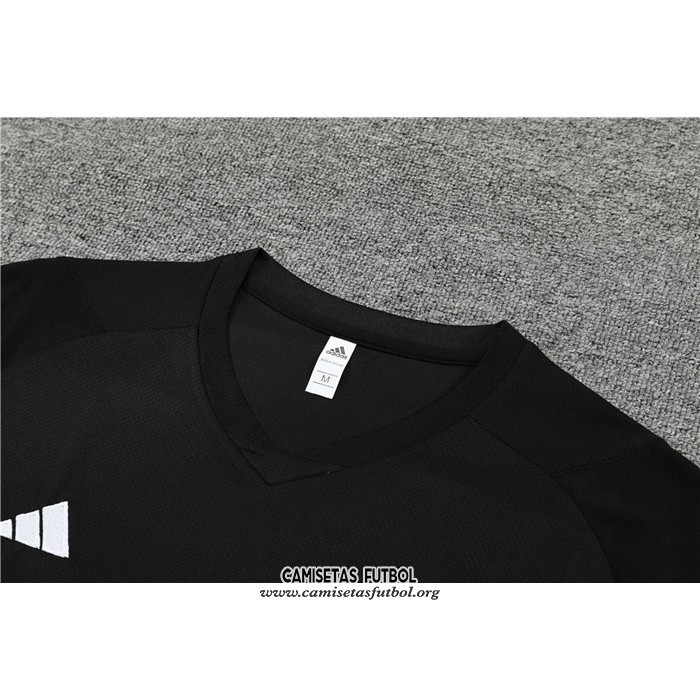 Chandal del Manchester United Manga Corta 2023/2024 Negro - Pantalon Corto